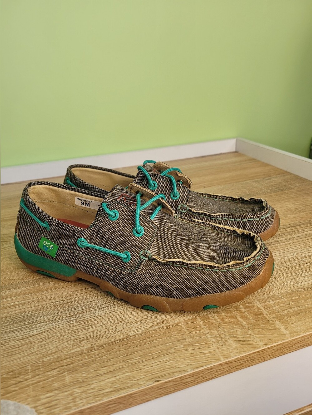 Twisted X Eco TWX Driving Moc 9 Loafer Slip On Western